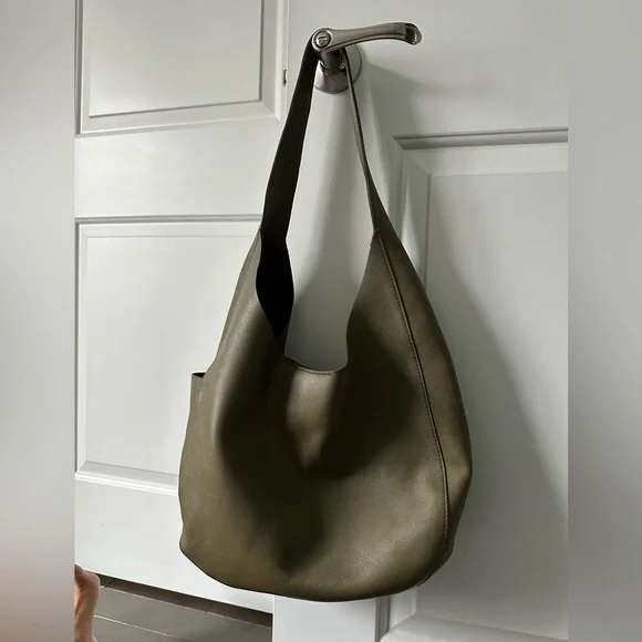 Madewell Oversized Shopper Bag Tote Olive Army Green